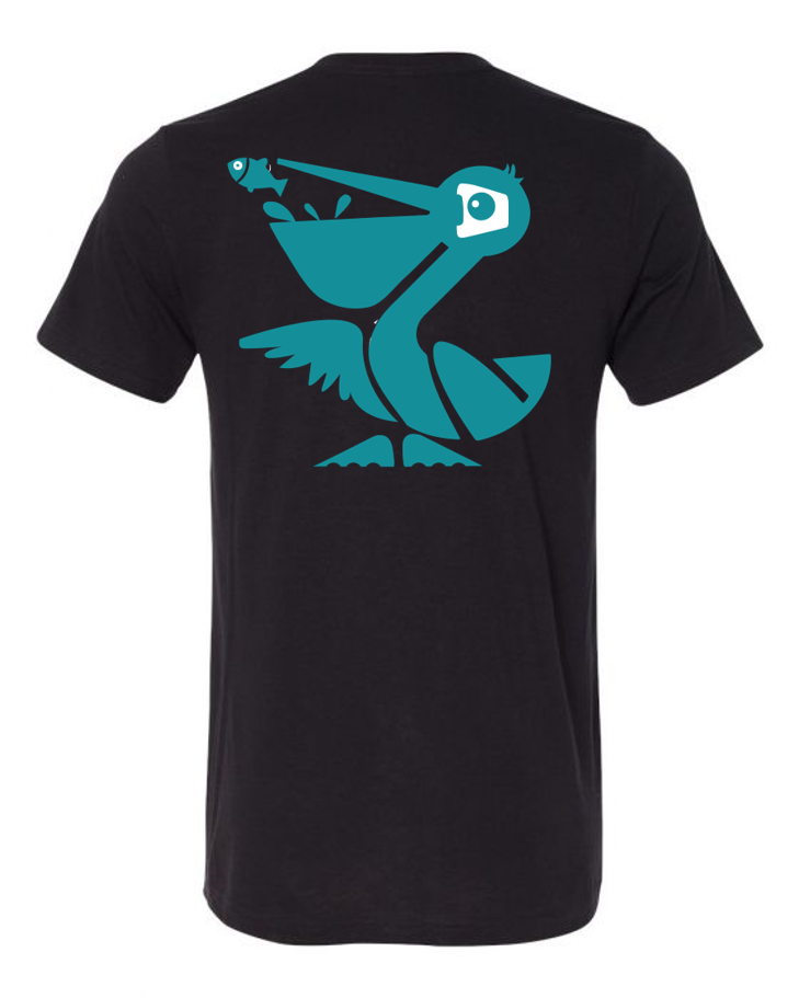 Midnight Black Beach Crasher Tri-blend Tee